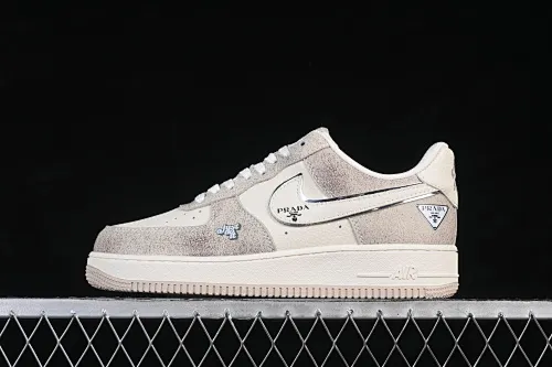 All categories Nk Air Force 1 Air Force series Nk Air Force 1 Low Air Force low top Nike Air Force 1'07 Low joint model cream gray tone Air Force 1 low top casual sneakers XL1979-129